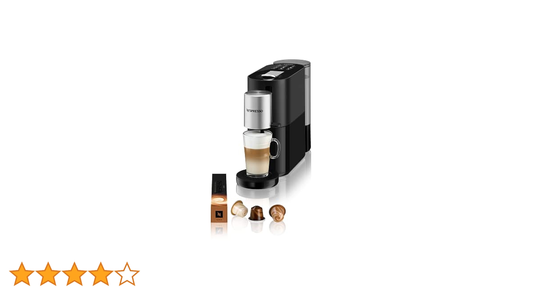 Nespresso アトリエ Krups XN8908 Nespresso Atelier Coffee Capsule Machine | Milk